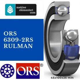 6309 2RS Ors rulman Plastik Kapak 45x100x25 mm 45*100*25 mm